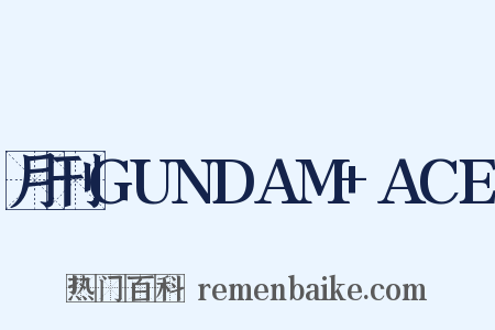 月刊GUNDAM+ACE是什么意思的图片